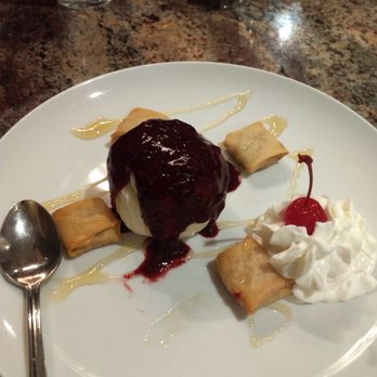 Mai Thai - Banana rolls with coconut ice cream - Thai Near Me - West Columbia, South Carolina