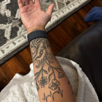 Rise Above Tattoo - Finished side - Tattoo Near Me - Montclair, California Rise Above Tattoo - Finished side - Tattoo Near Me - Montclair, California