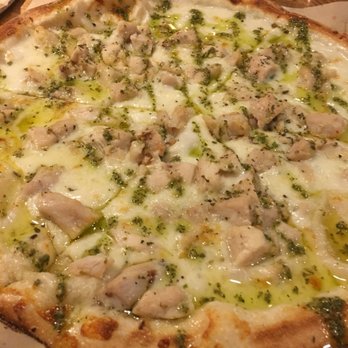Blaze Pizza - White pizza, pesto, chicken. - Salad Near Me - Laurel, Maryland Blaze Pizza - White pizza, pesto, chicken. - Salad Near Me - Laurel, Maryland