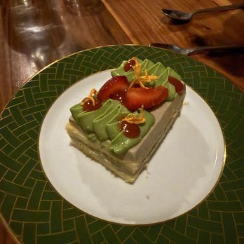Bansang - Matcha strawberry chiffon cake - Korean Near Me - San Francisco, California Bansang - Matcha strawberry chiffon cake - Korean Near Me - San Francisco, California