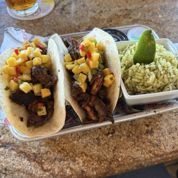 Dead Dog Saloon - Surf and Turf Tacos (Delicious!) - Seafood Near Me - Murrells Inlet, South Carolina Dead Dog Saloon - Surf and Turf Tacos (Delicious!) - Seafood Near Me - Murrells Inlet, South Carolina