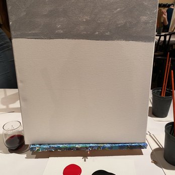 The Painted Cabernet - Step 2 - Paint & Sip Near Me - Santa Barbara, California