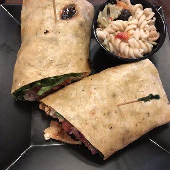 Rendezvous Restaurant - Greek Salad Wrap with Pasta Salad - Beer Bar Near Me - Saint Augustine, Florida Rendezvous Restaurant - Greek Salad Wrap with Pasta Salad - Beer Bar Near Me - Saint Augustine, Florida