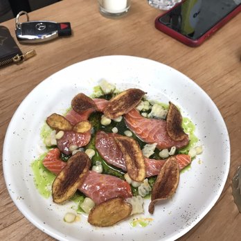 Range Life - CA King Salmon Crudo - Desserts Near Me - Livermore, California
