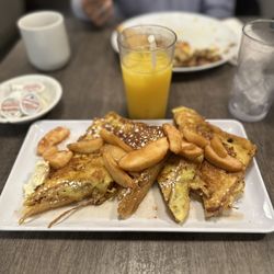 Coffee & Cream - Apple caramel stuffed French toast