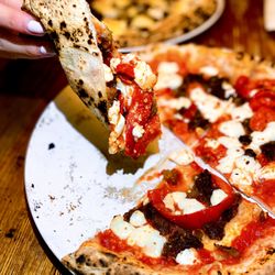 Pupatella - Red Pepper and Eggplant Pizza