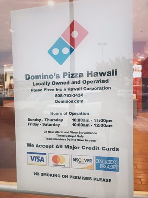 Menu photo 1 Domino's Kahului, HI