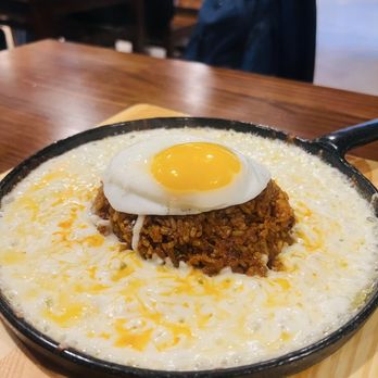 Kodachaya - Fried rice with egg and cheese!  Sooo good but gotta eat it right away or cheese will stick when cool down. Good to share!!!! - Korean Near Me - New York, New York