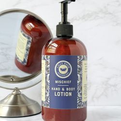 Lilly Sage Apothecary - Mischief - Lilly Sage's warm woodsy scented lotion.