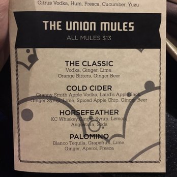 Union - Mule options as of 2/10/2017 - Japanese Near Me - Chicago, Illinois Union - Mule options as of 2/10/2017 - Japanese Near Me - Chicago, Illinois