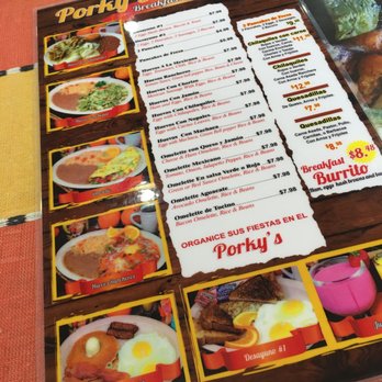 Porky's Restaurant Mexican Food