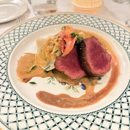 Beef tenderloin and lobster ravioli special
