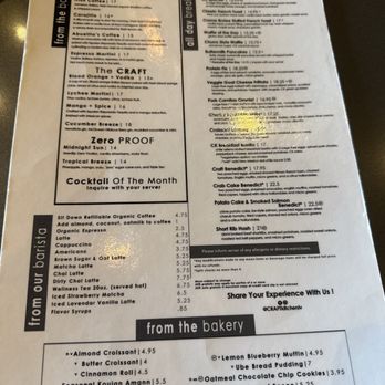 CRAFTkitchen - Menu - New American Near Me - Henderson, Nevada
