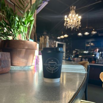 Alkemy Coffee - Matcha Latte with oat milk and honey lavender - Coffee & Tea Near Me - Flemington, New Jersey