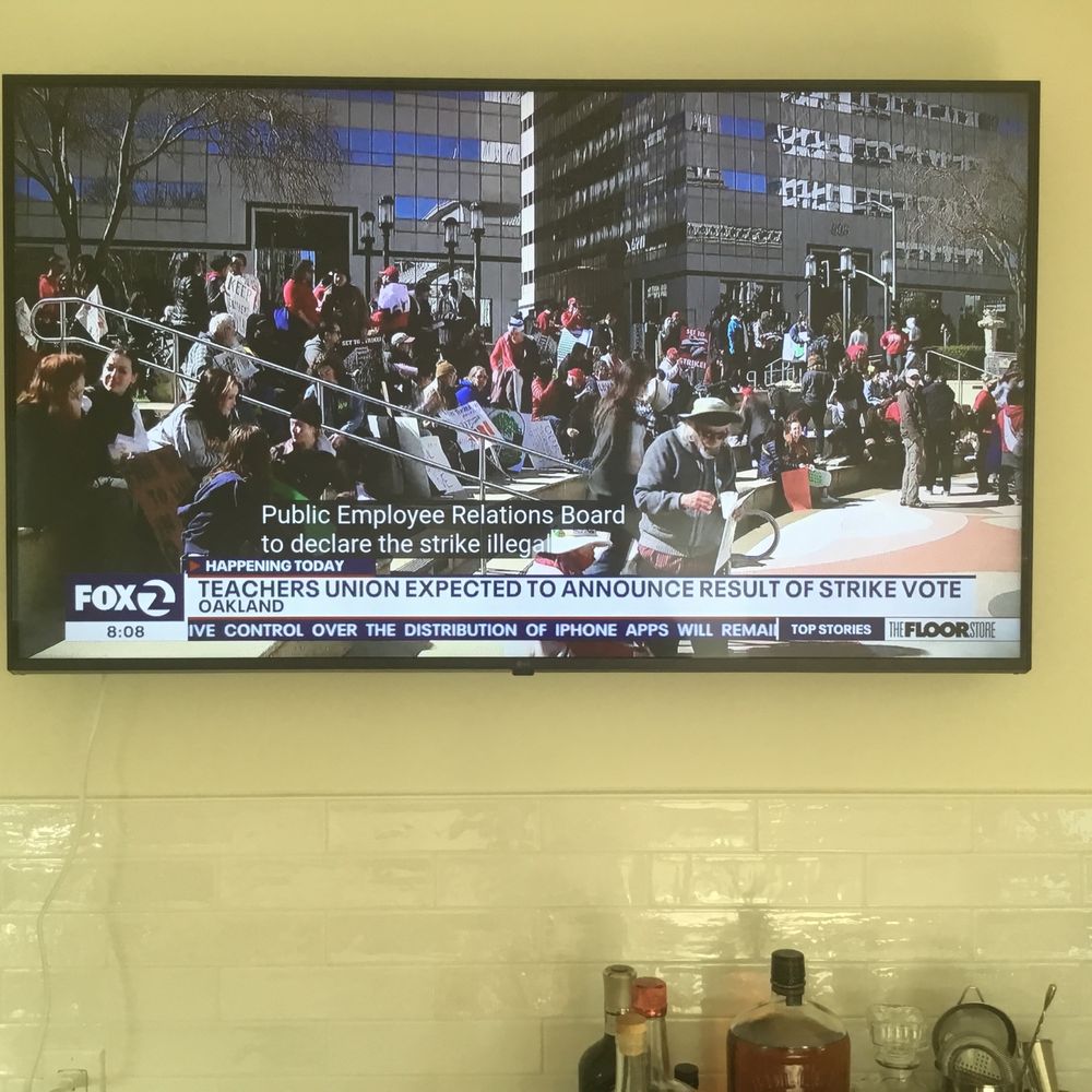 TV mounted