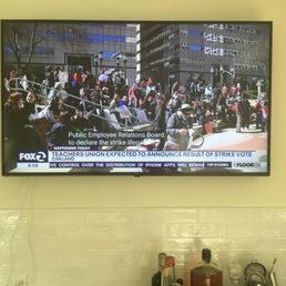 TV mounted