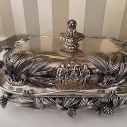 Blaine House - Some examples of the beautiful silver in the dining room