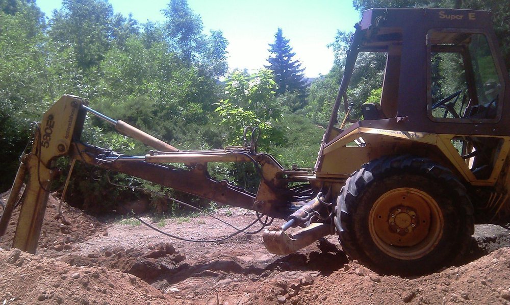 Slide of Boulder Excavation