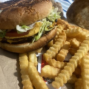 King Falafel - King Burger with Seasoned Fries - Falafel Near Me - Guadalupe, California King Falafel - King Burger with Seasoned Fries - Falafel Near Me - Guadalupe, California