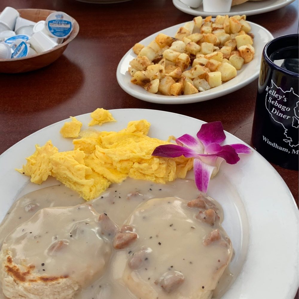 Kelley's Sebago Diner - Biscuits and gravy - Breakfast & Brunch Near Me - Windham, Maine Kelley's Sebago Diner - Biscuits and gravy - Breakfast & Brunch Near Me - Windham, Maine