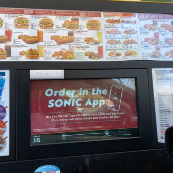 Sonic Drive-In - The menu board - Burgers Near Me - Tucson, Arizona
