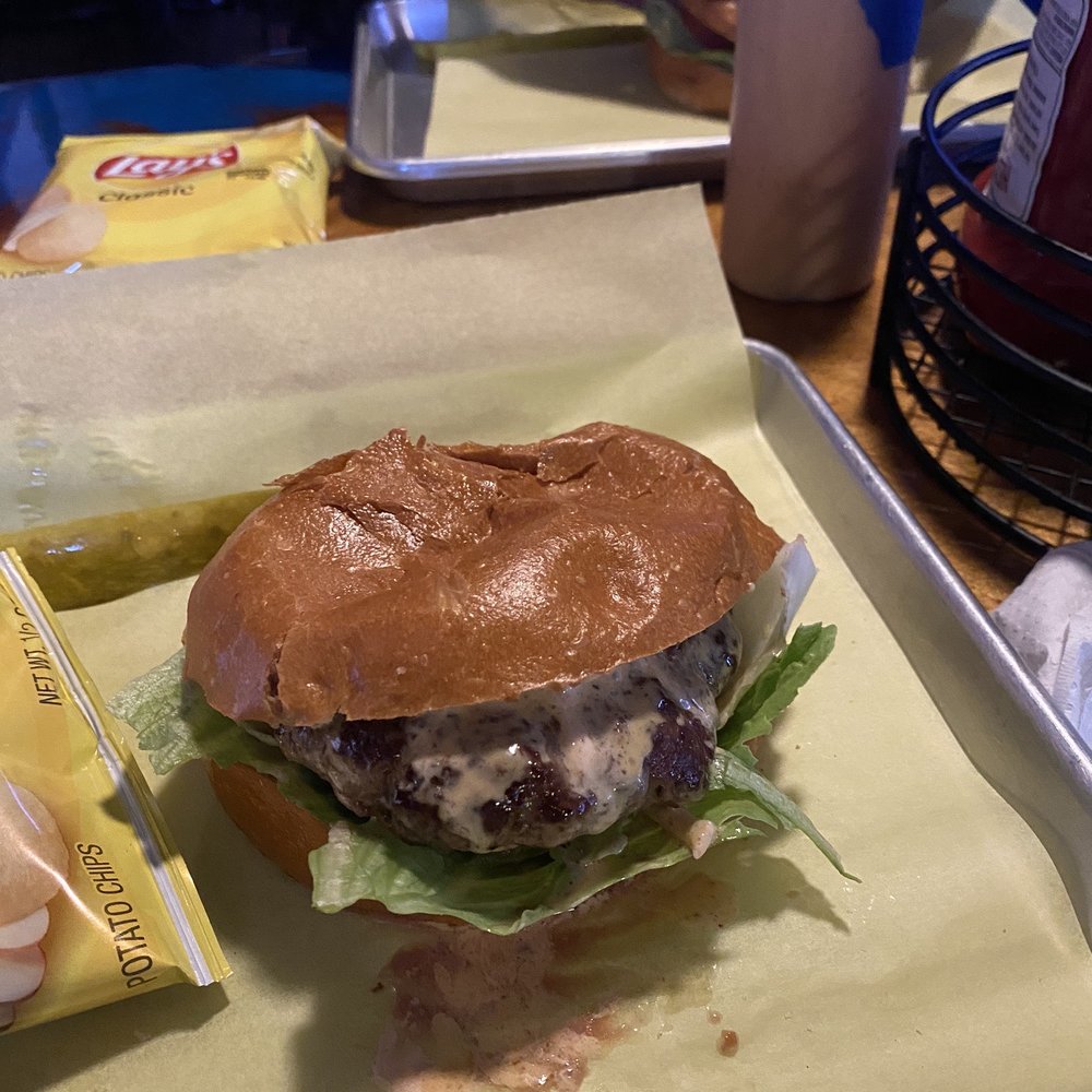 49rs Tavern - Really good burger, nice toasted bun and the Tude sauce is extra!!!!! - Sports Bars Near Me - Long Beach, California 49rs Tavern - Really good burger, nice toasted bun and the Tude sauce is extra!!!!! - Sports Bars Near Me - Long Beach, California