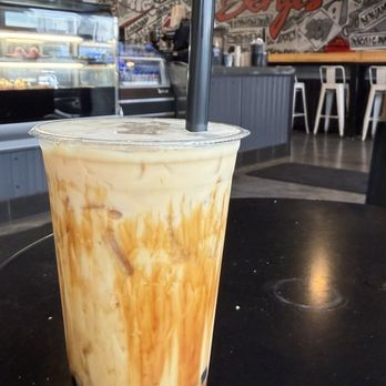 Benji's Bakery & Cafe - Classic Milk Tea with boba - Bakeries Near Me - Anchorage, Alaska