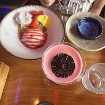 Lucky Robot Restaurant - Purple drink and strawberry basil ice cream. The purple drink brought the fall vibes we needed! - Sushi Bars Near Me - Austin, Texas Lucky Robot Restaurant - Purple drink and strawberry basil ice cream. The purple drink brought the fall vibes we needed! - Sushi Bars Near Me - Austin, Texas