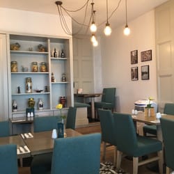 Comfortable dining area, warm and inviting.