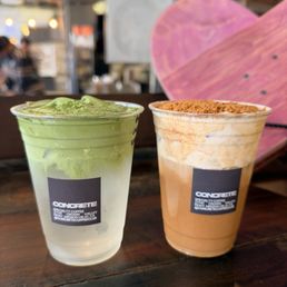 Coconut Matcha & PSL Latte Coconut Matcha & PSL Latte