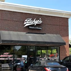 Bishop's Meat and Three - Outside view from parking lot