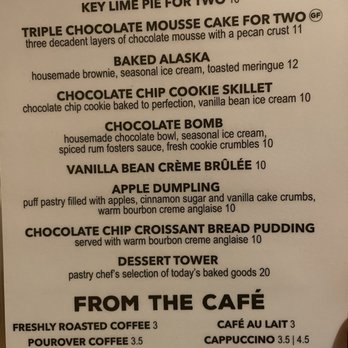 Hook & Barrel - Dessert menu - Seafood Near Me - Myrtle Beach, South Carolina
