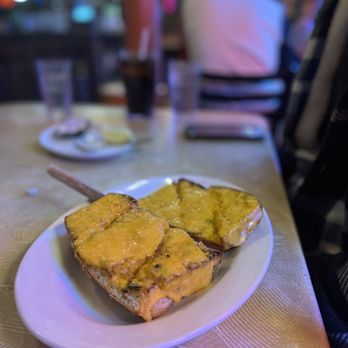 Barbara's Fishtrap - Garlic Cheese Bread - Seafood Near Me - Half Moon Bay, California Barbara's Fishtrap - Garlic Cheese Bread - Seafood Near Me - Half Moon Bay, California