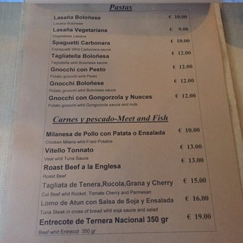 Acqua & Farina - Menu 8/2017 - Italian Near Me - Eivissa, PM