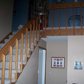 Eichers A+ Painting Service - banister and spindles before painting. - Painters Near Me - Fort Wayne, Indiana Eichers A+ Painting Service - banister and spindles before painting. - Painters Near Me - Fort Wayne, Indiana