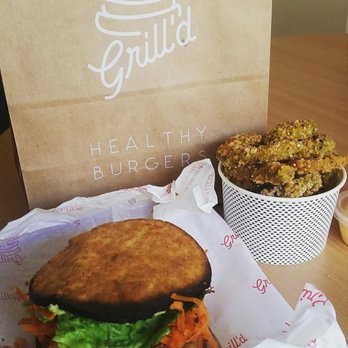Grill'd - Harbourside - Veggie Vitality and Avocado Chips - Burgers Near Me - Sydney, NSW