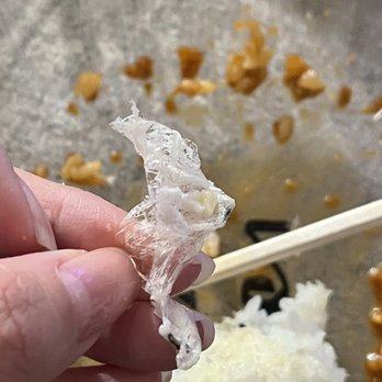 Sen Dai Sushi - Huge piece of plastic in the roll - Japanese Near Me - Milpitas, California Sen Dai Sushi - Huge piece of plastic in the roll - Japanese Near Me - Milpitas, California