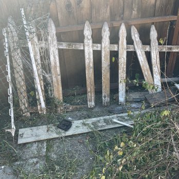 Mitchell’s Landscaping - Before more mess and trash from the backyard - Landscaping Near Me - American Canyon, California
