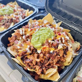 Norwalk Taco Factory - Super Nachos with Chicken - Mexican Near Me - Norwalk, California