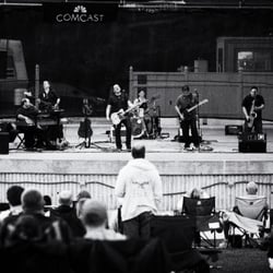 Washington Lake Park - B Street Band playing at the amphitheater