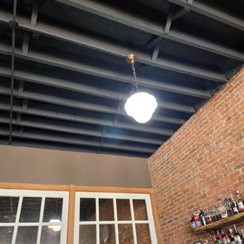 1838 Bourbon and Wine Bar - Antique light fixtures - Wine Bars Near Me - Rushville, Indiana