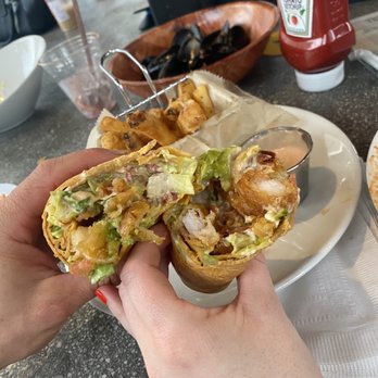 Proving Ground Waterfront Dining - Shrimp wrap - Tiki Bars Near Me - Highlands, New Jersey
