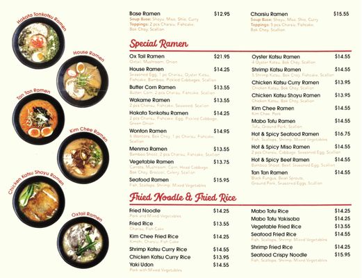 Menu photo 2 Rai Rai Ramen Kailua, HI Menu photo 2 Rai Rai Ramen Kailua, HI