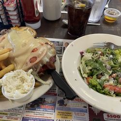 Gus's Diner - City Reuben and salad