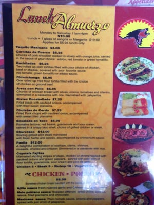 Menu photo 6 El Coyote Restaurant Jackson Heights, NY Menu photo 6 El Coyote Restaurant Jackson Heights, NY