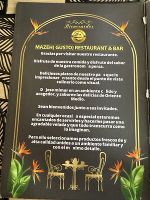 Menu photo 8 Mazeh Marbella, MA