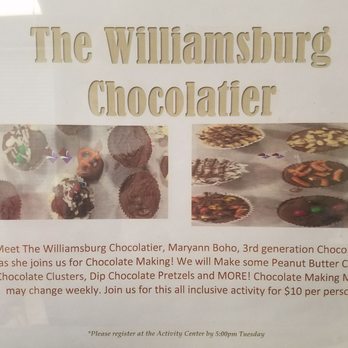 King's Creek - You'll learn the history behind this amazing family company and leave with at least $20 worth of amazing chocolate treats made by you. - Resorts Near Me - Williamsburg, Virginia King's Creek - You'll learn the history behind this amazing family company and leave with at least $20 worth of amazing chocolate treats made by you. - Resorts Near Me - Williamsburg, Virginia