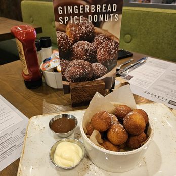 First Watch - Gingerbread Spice Donuts (13 count) with 2 dipping sauces - Breakfast & Brunch Near Me - Winter Park, Florida