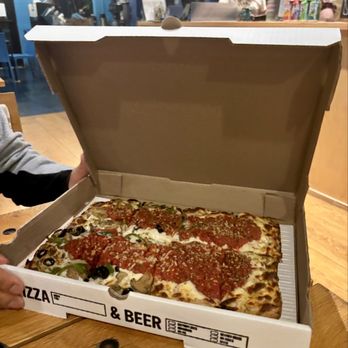 Ferndale Project - 1/2 Windsor (minus pepperoni) 1/2 cheese - Coffee & Tea Near Me - Ferndale, Michigan