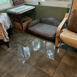 Flooded house due to poor workmanship by Bay to Bay